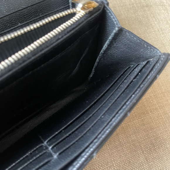 Authentic Yves SAint Laurent YSL women long bifold wallet (KLV05) - Picture 12 of 13